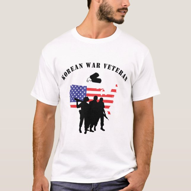 T-shirt de combattant de Guerre de Corée (Devant)