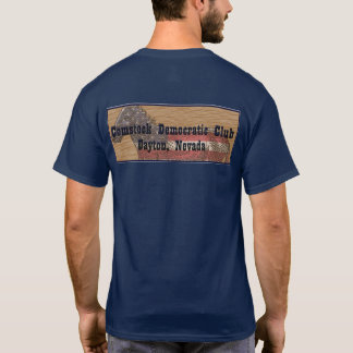 T-shirt De Comstock de club de logo dos Democratic dessus
