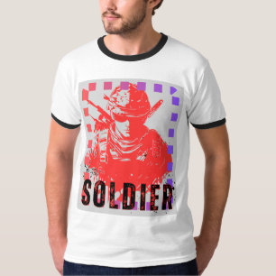 T-shirt de conception de ligne de soudeur artistiq