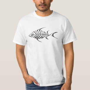 T-shirt de conception de poissons