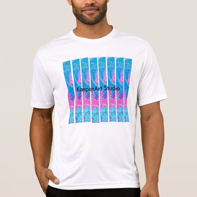 T-shirt de concurrent du Sport-Tek des hommes (Devant)