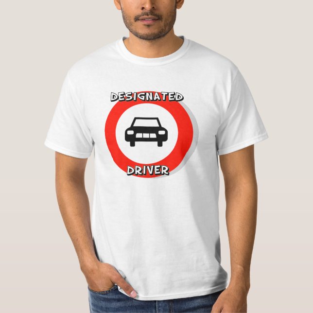 T-shirt de conducteur indiqué (Devant)