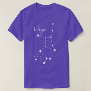 T-shirt de constellation de zodiaque de Vierge