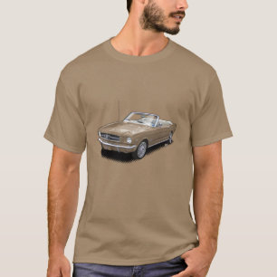 T-shirt de convertible de voiture de poney