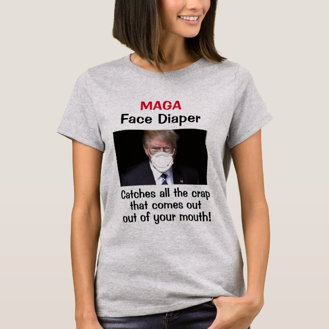 T-Shirt de couche faciale MAGA (Devant)