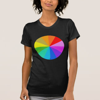 T-shirt de couleur d'arc-en-ciel de spectre