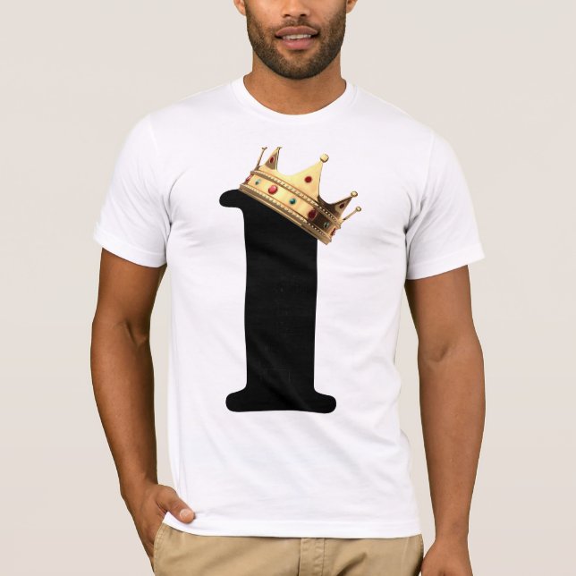 T-shirt de couronne du numéro un (Devant)