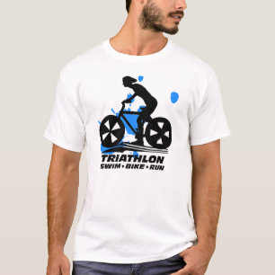 T-shirt de course de vélo de bain de triathlon