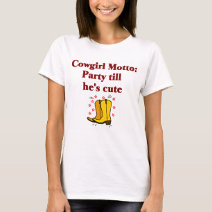 T-shirt de cow-girl