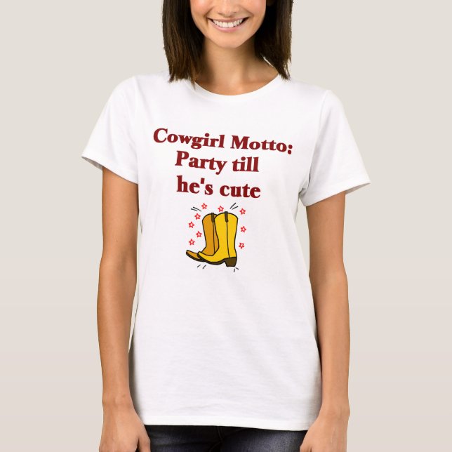 T-shirt de cow-girl (Devant)