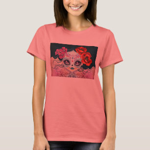 T-shirt de crâne de sucre d'Amelia Calavera