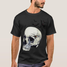 T-shirt de crâne de veuve noire