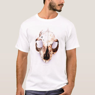 T-shirt de CRÂNE d'ÉCUREUIL blanc