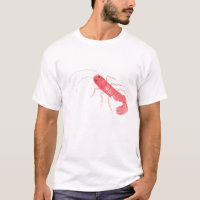 T-shirt de crevette rose