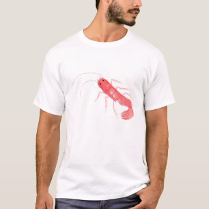 T-shirt de crevette rose