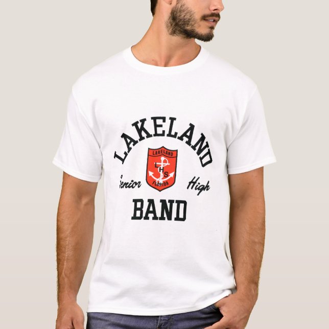 T-shirt de cru de bande de LHS (Devant)