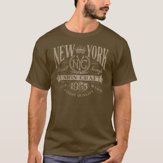 T-shirt de cru de métier des syndicats de New York