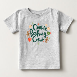 T-shirt de cuisine de Noël de l'équipage