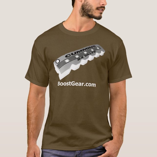 T-shirt de Cummins par BoostGear.com (Devant)