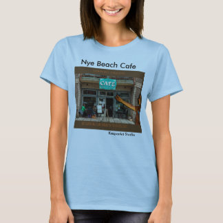 T-shirt de dames de café de plage de Nye