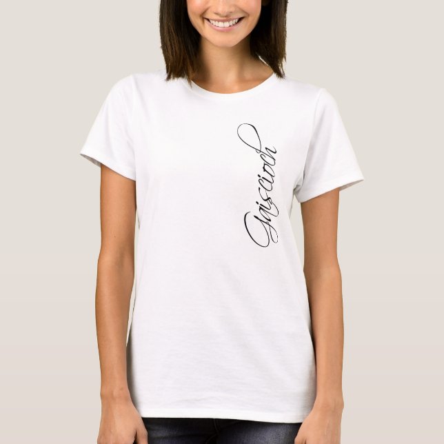 T-shirt de dames de Gaiscioch (Devant)