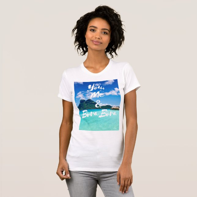 T-shirt de dames de groupe de trois personnes (Devant entier)