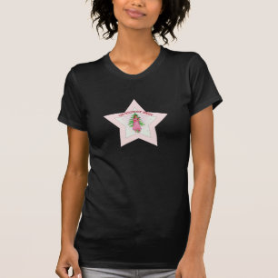 T-shirt de dames de noir de ballet de casse-noix