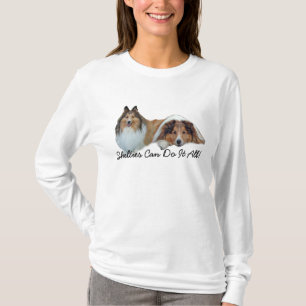 T-shirt de dames de Sheltie