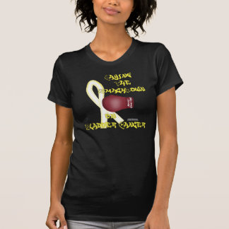 T-shirt de dames Twofer de cancer de la vessie de