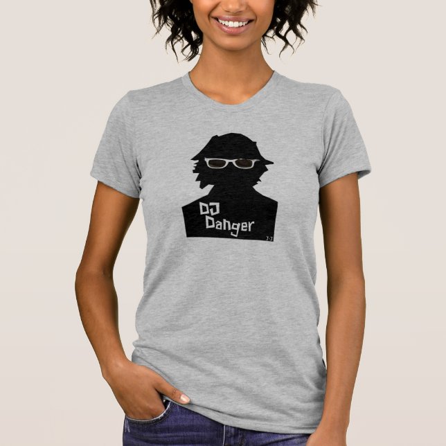 T-shirt de danger du DJ (Devant)
