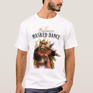 T-Shirt de danse masquée balinaise