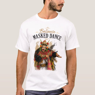 T-Shirt de danse masquée balinaise