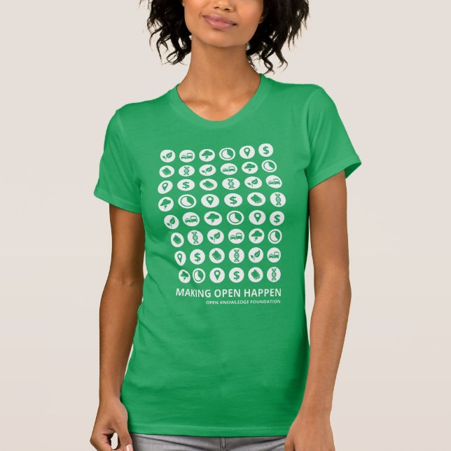T-shirt de Datatypes (femmes) (Devant)