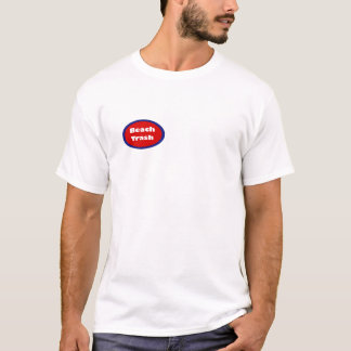 T-shirt de déchets de plage
