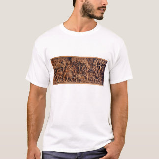 T-shirt de découpage en bois thaïlandais