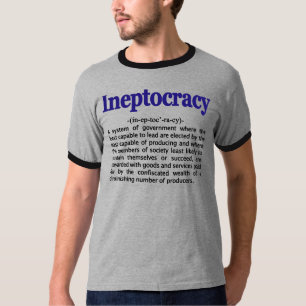 T-shirt de définition d'Ineptocracy