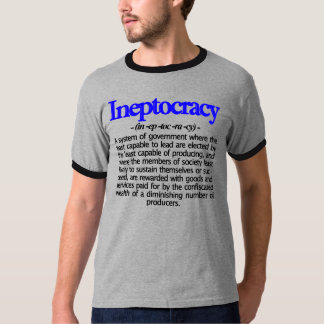 T-shirt de définition d'Ineptocracy