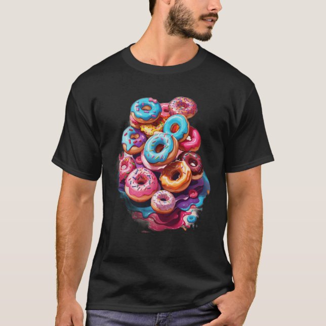 T-shirt De délicieux beignets (Devant)