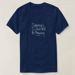 T-shirt de demain - Une chemise MisterP