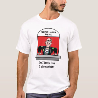 T-shirt de département de plainte