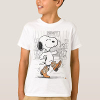 T-shirt de dessin animé Beagle mignon