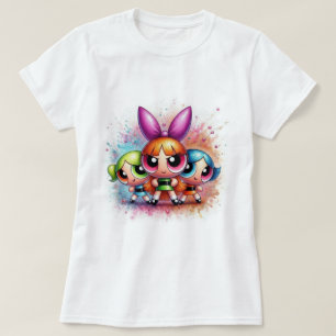 T-shirt de dessin animé inspiré des Powerpuff Girl