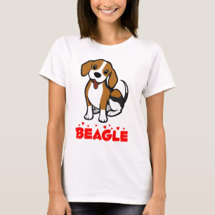 T-Shirt de Dessin Animé Règles de Chiots Beagle