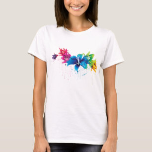 T-shirt de dessus de la culture des femmes de