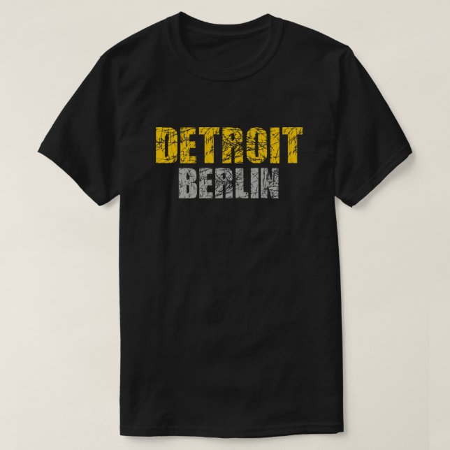 T-shirt de Detroit - de Berlin (Design devant)