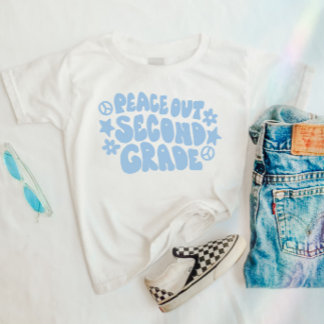 T-shirt de deuxième année Peace Out pour enfants e