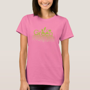 T-shirt de devenez écolo/T-shirt de jour de la