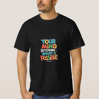 T-Shirt de devis motivationnel - Votre esprit déte