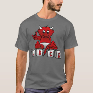 T-shirt de diable de bébé d'ABCD