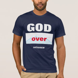 T-shirt de DIEU sur la science
